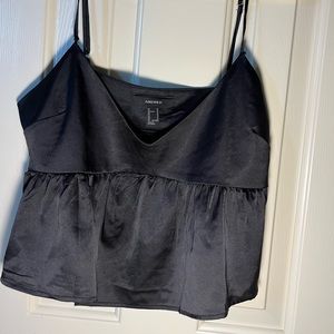Forever 21 Black Crop Top